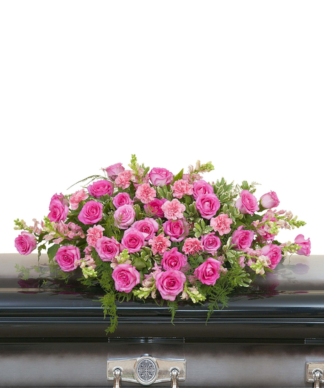 Peaceful Pink Casket Spray