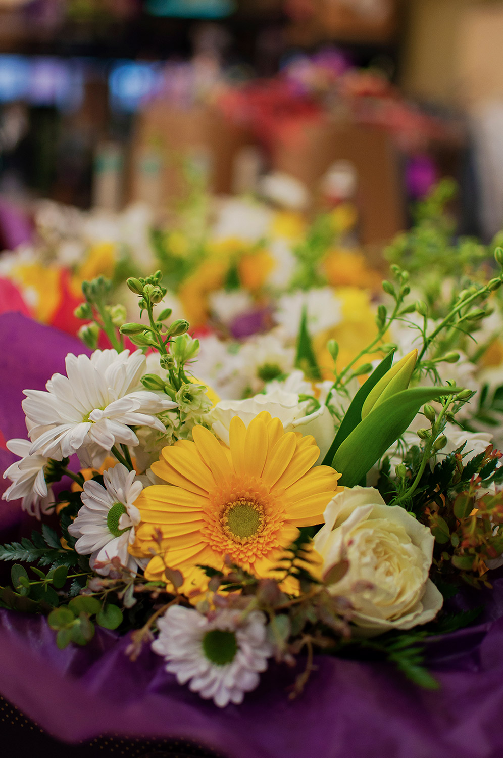 Flowers Around the Shop