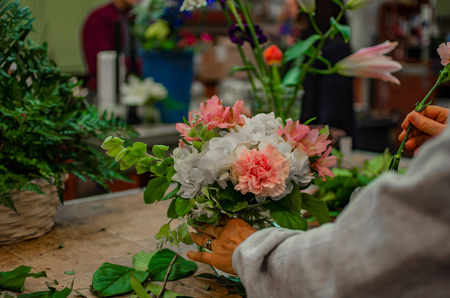 Flowers Around the Shop